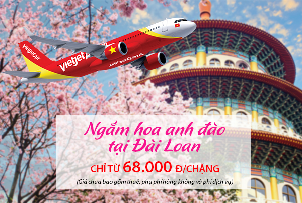 VIETJET - NGẮM HOA ANH ĐÀO TẠI ĐÀI LOAN